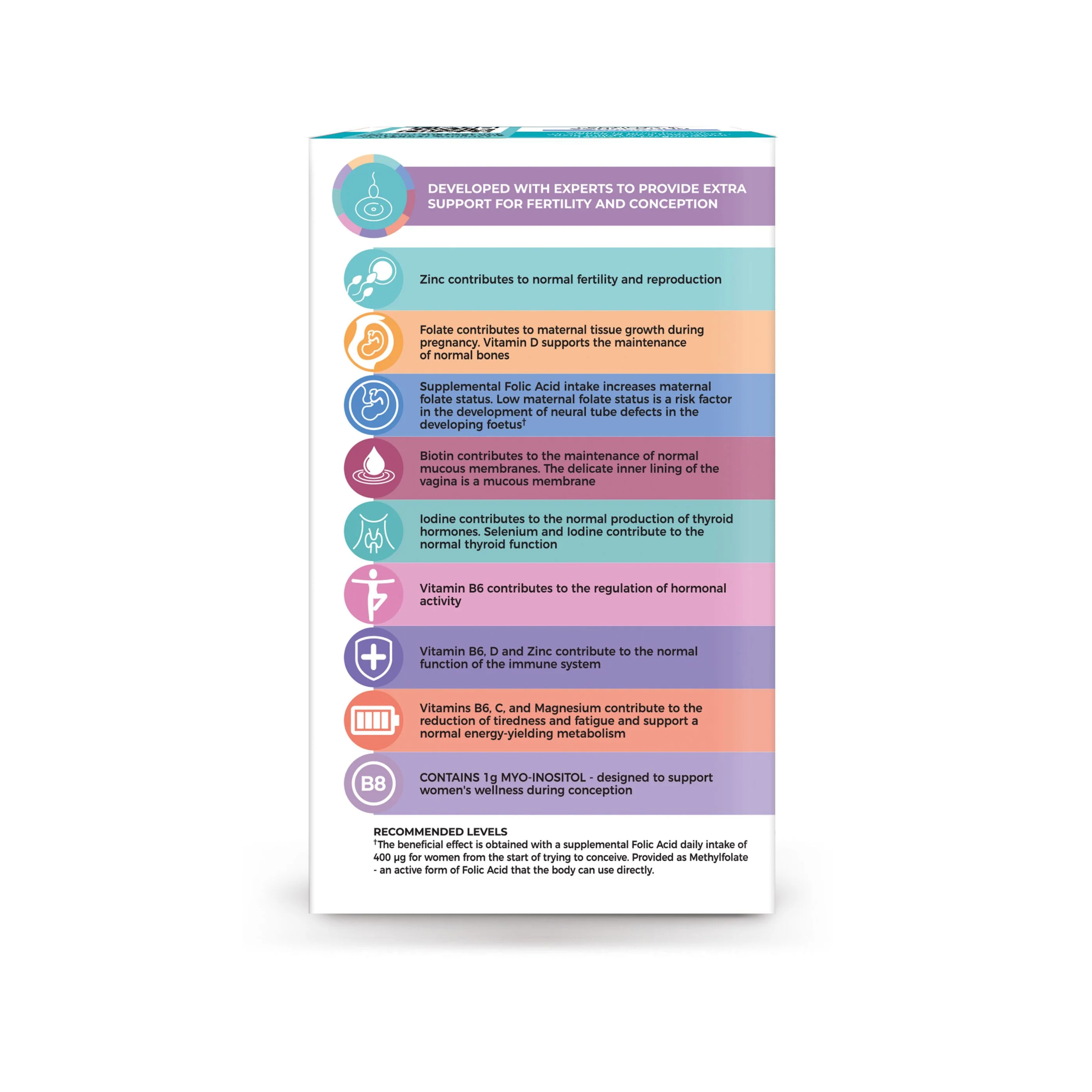 Health & Her Fertility & Conception PLUS+ Multi-Nutrient Support - Image 12