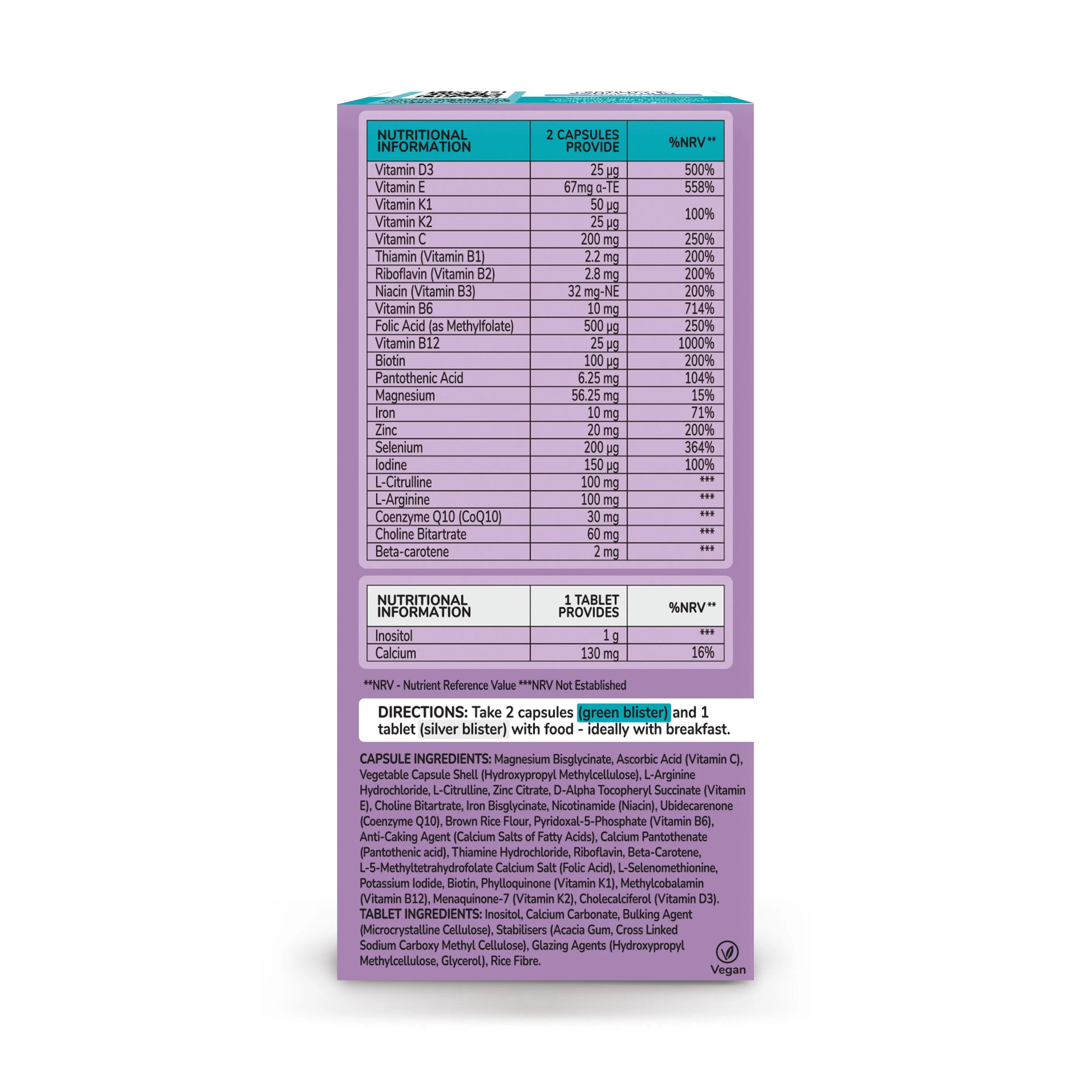 Health & Her Fertility & Conception PLUS+ Multi-Nutrient Support - Image 13