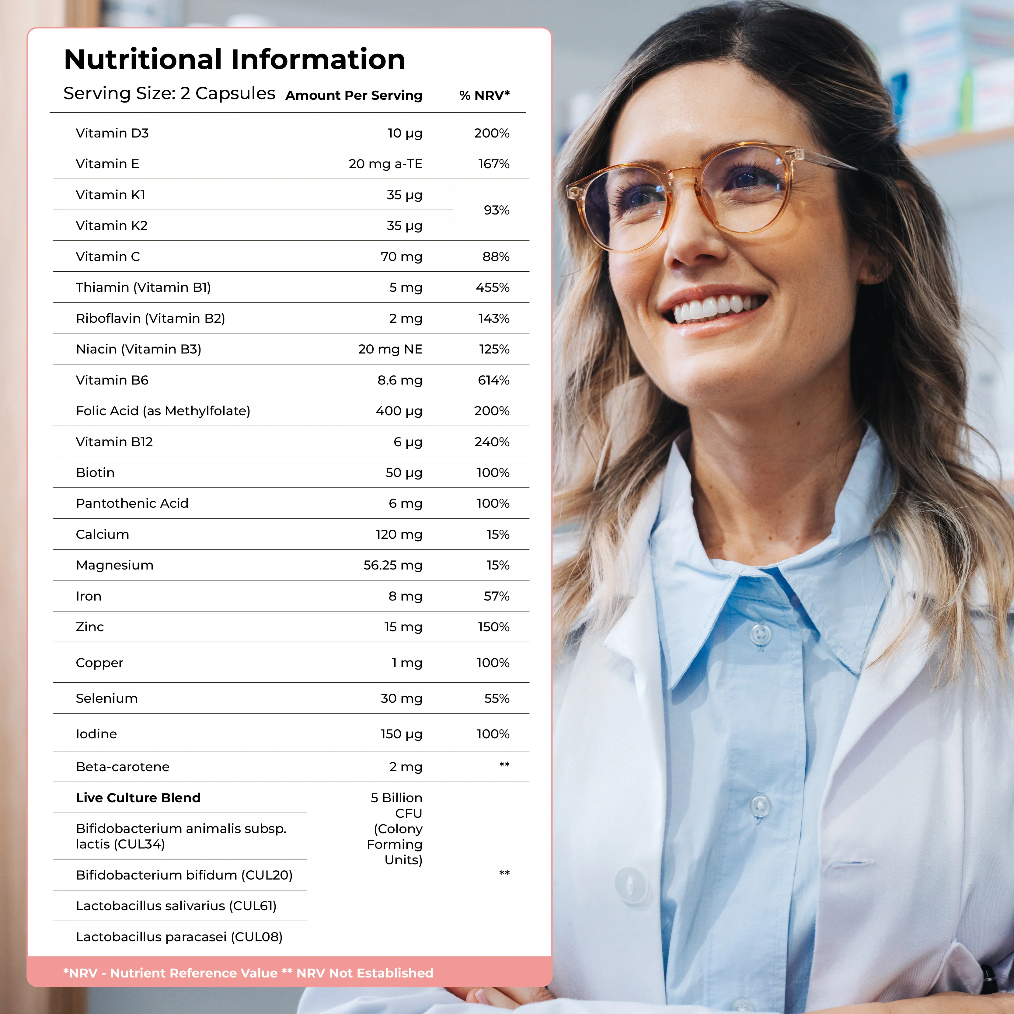 Health & Her For Mum After Pregnancy Breastfeeding Multi-Nutrient Support - Image 5