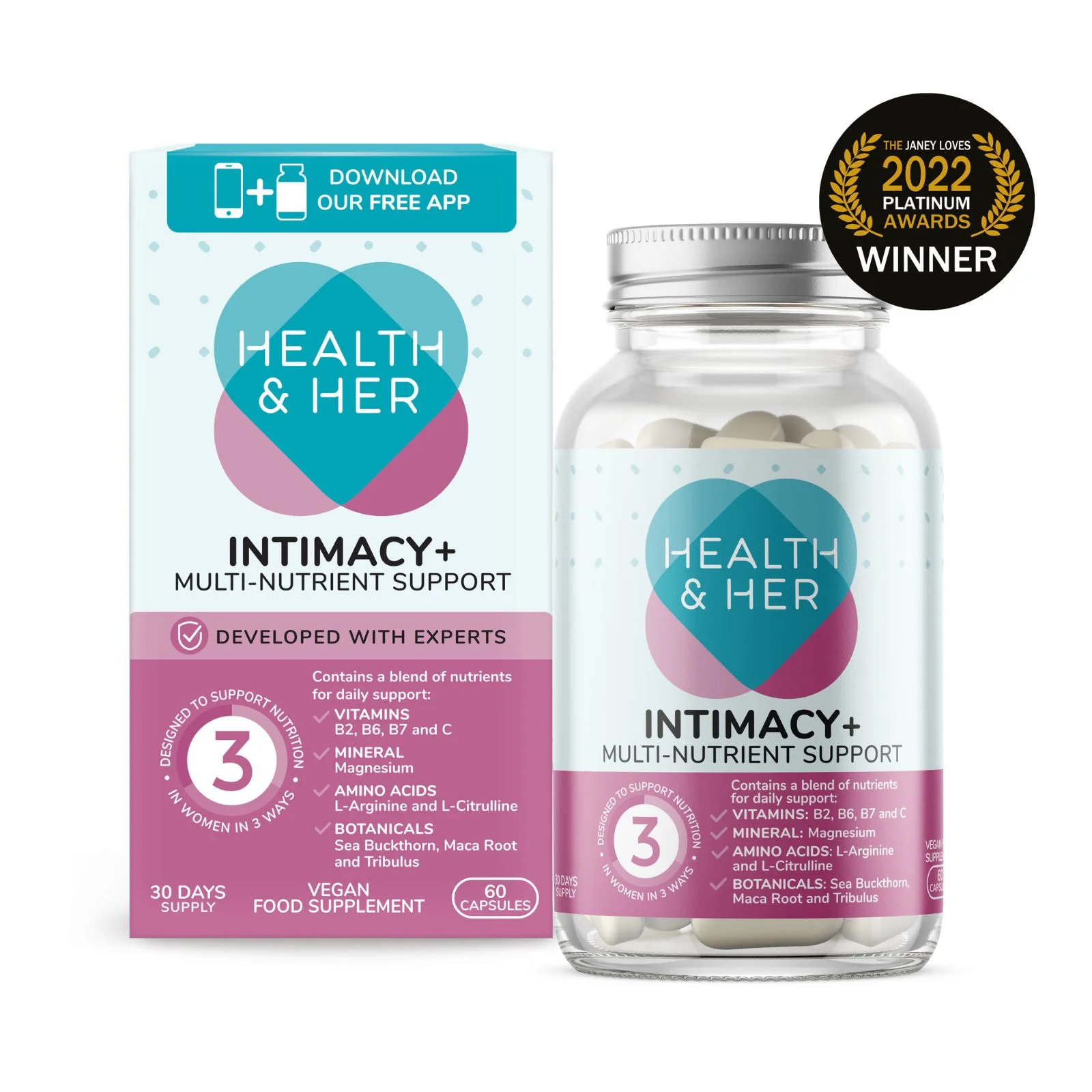 Health & Her Menopause Multi-Nutrient & Intimacy+ Support Bundle - Image 3