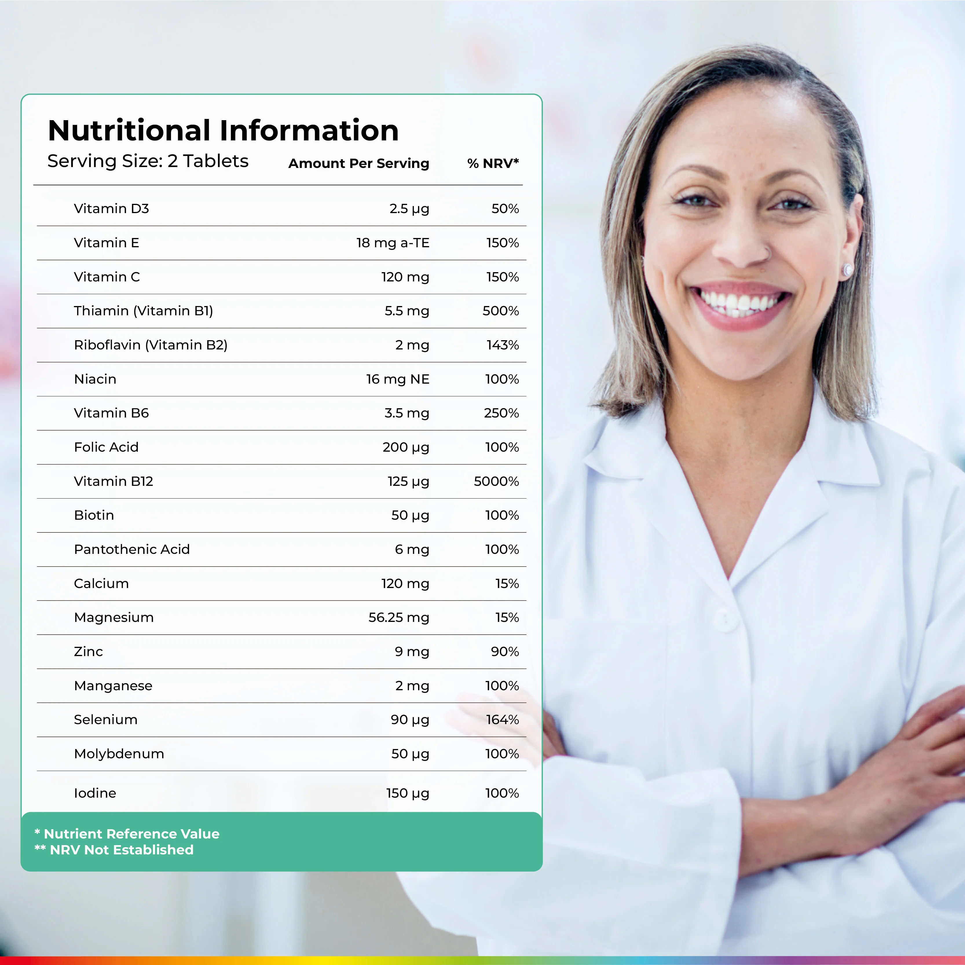 Health & Her Multivitamin for Women Taking Hormone Replacement Therapy (HRT) - Image 4