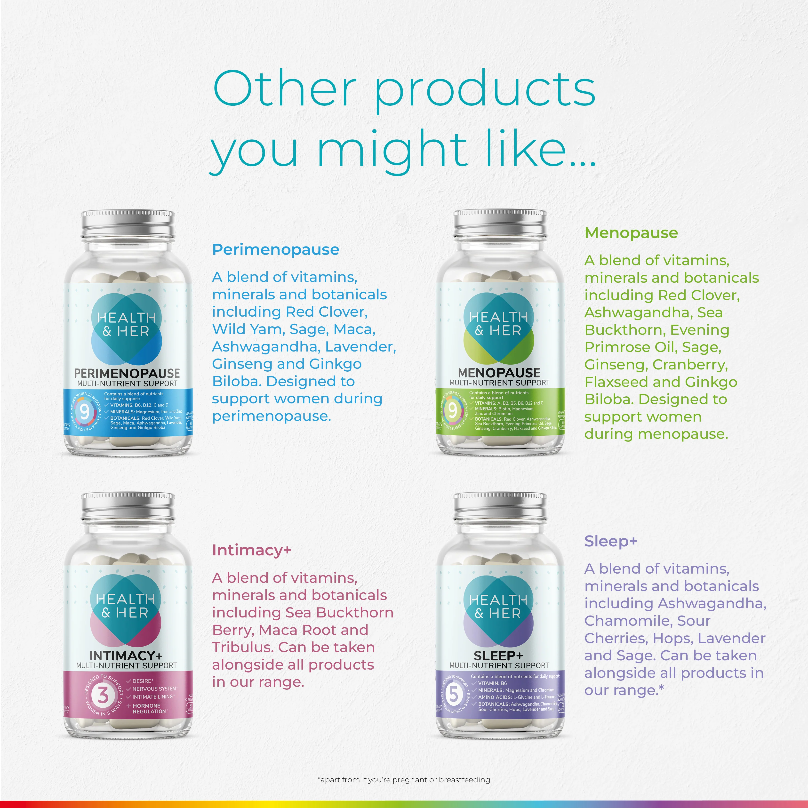 Health & Her Multivitamin for Women Taking Hormone Replacement Therapy (HRT) - Image 7