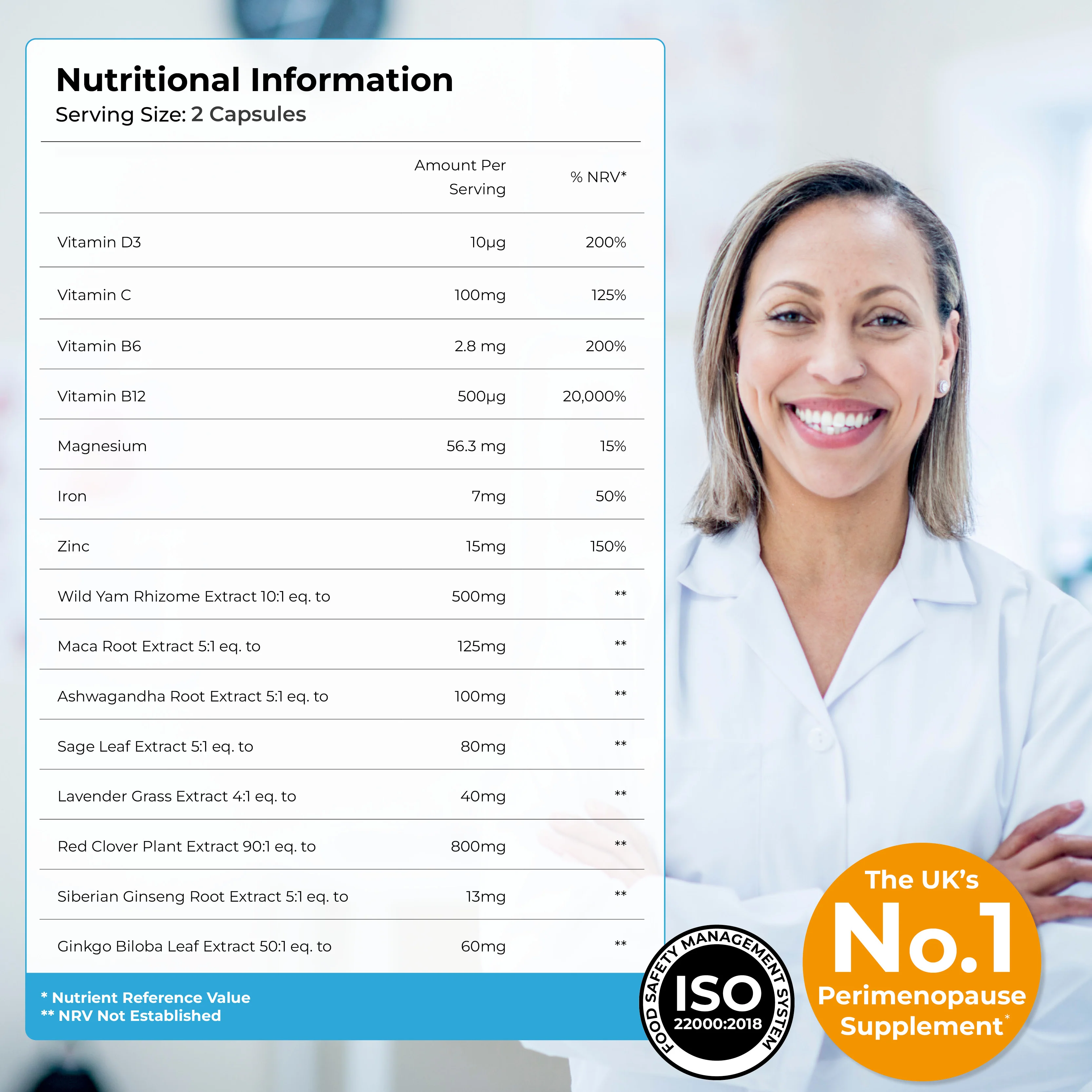 Health & Her Perimenopause Multi-Nutrient Support Supplement - Image 3