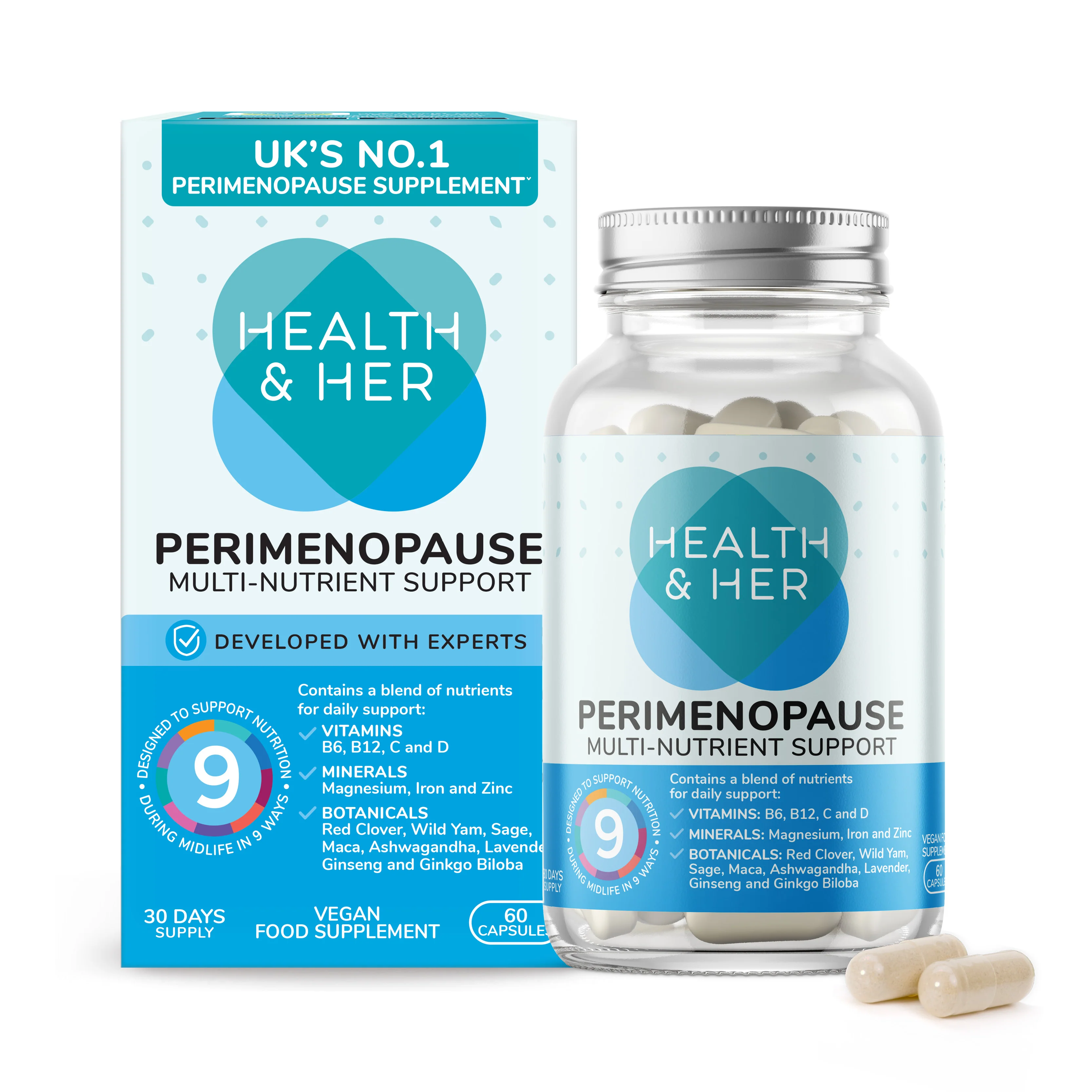 Health & Her Perimenopause Multi-Nutrient Support Supplement - Image 12