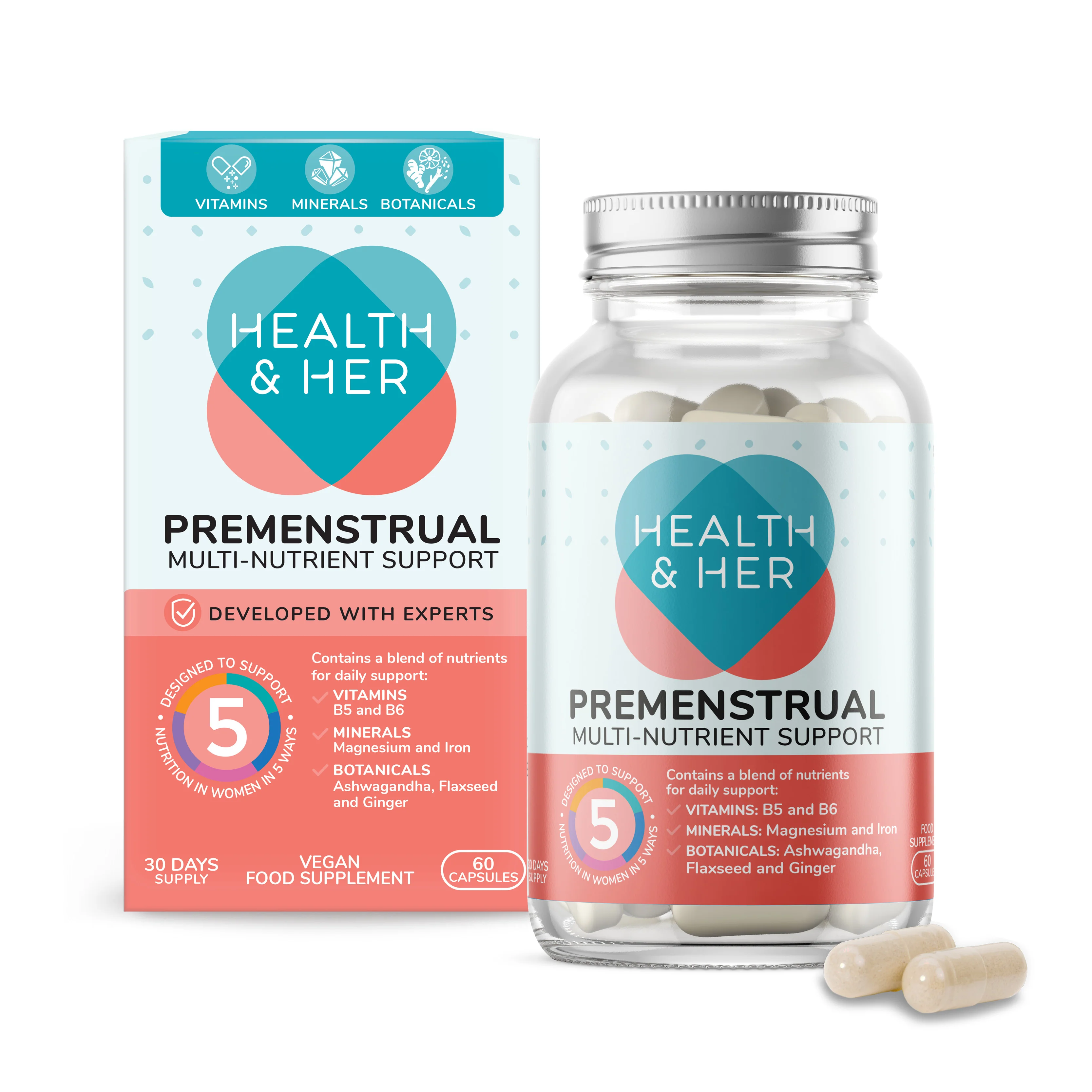 Health & Her Premenstrual Multi-Nutrient Day & Night Support Bundle - Image 8