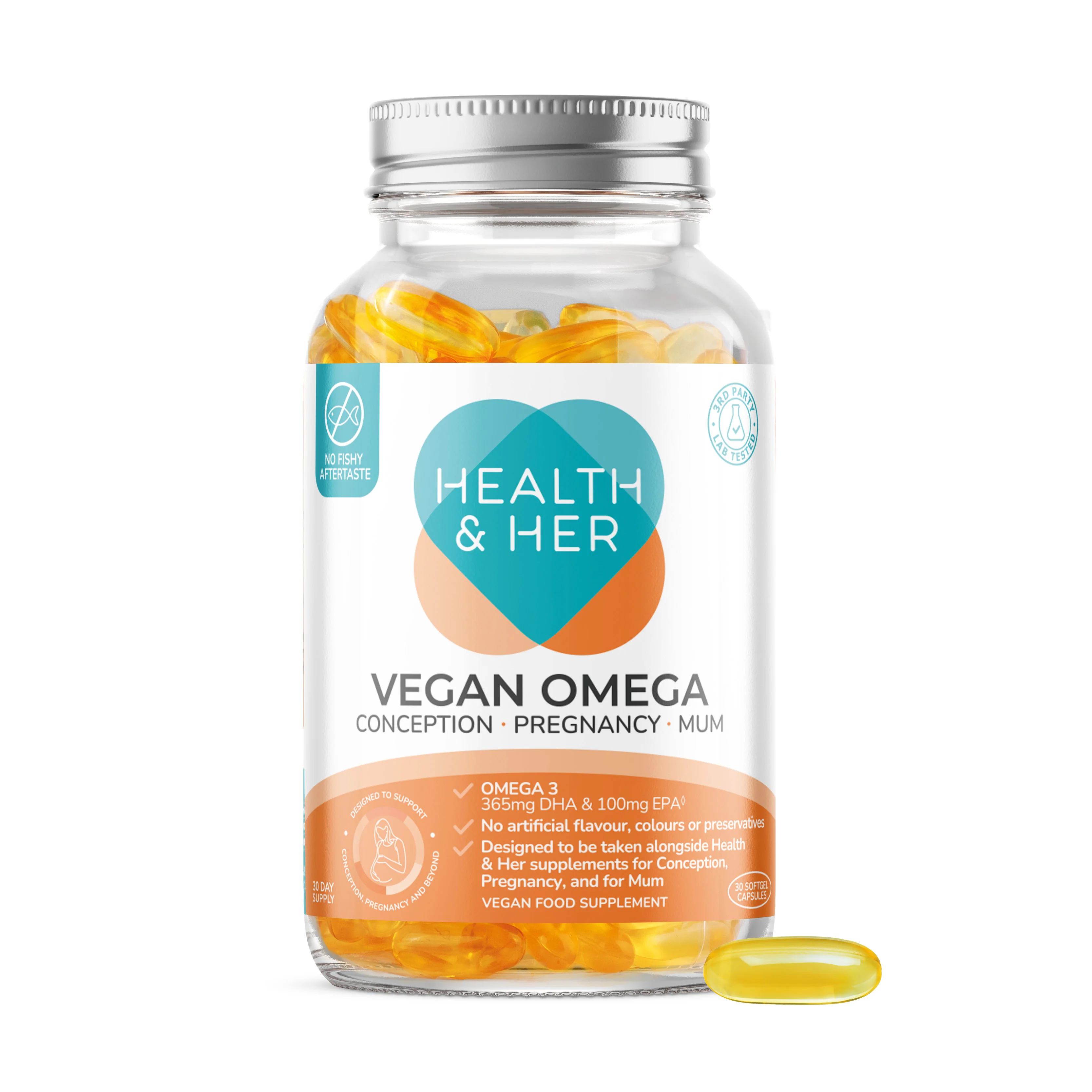 Health & Her Vegan Omega for Conception, Pregnancy and Into Early Motherhood - Image 7