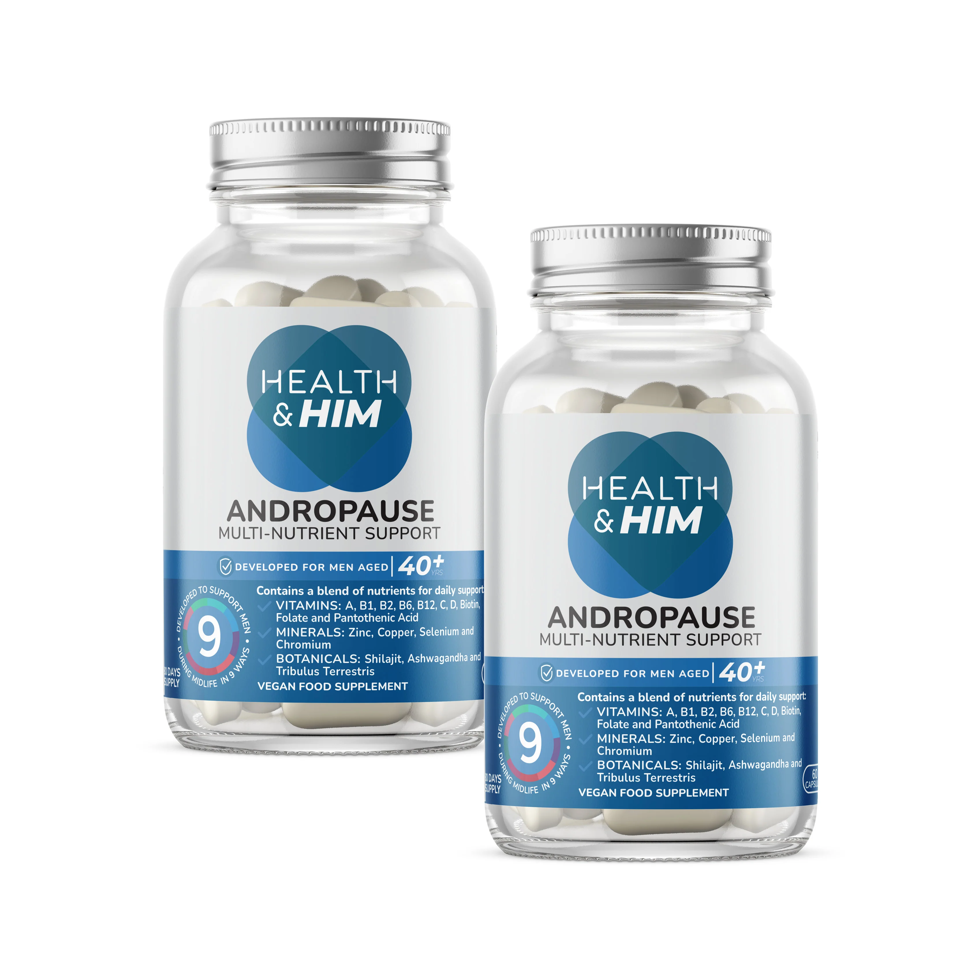 Health & Him Andropause 40+ Testosterone Support Multi-pack - Image 3